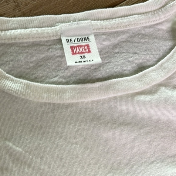Re/Done Hanes "Hollywood" Tee. Sold out Size XS - Picture 3 of 8